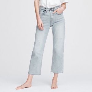 Rag & Bone High Rise Ankle Straight Jeans - Size 32